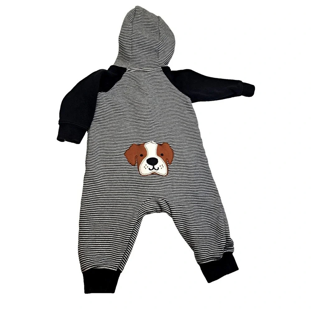 Lot of Baby Boy Clothing 3-6 Month Bodysuits Carter's Just One Year Cloud Island